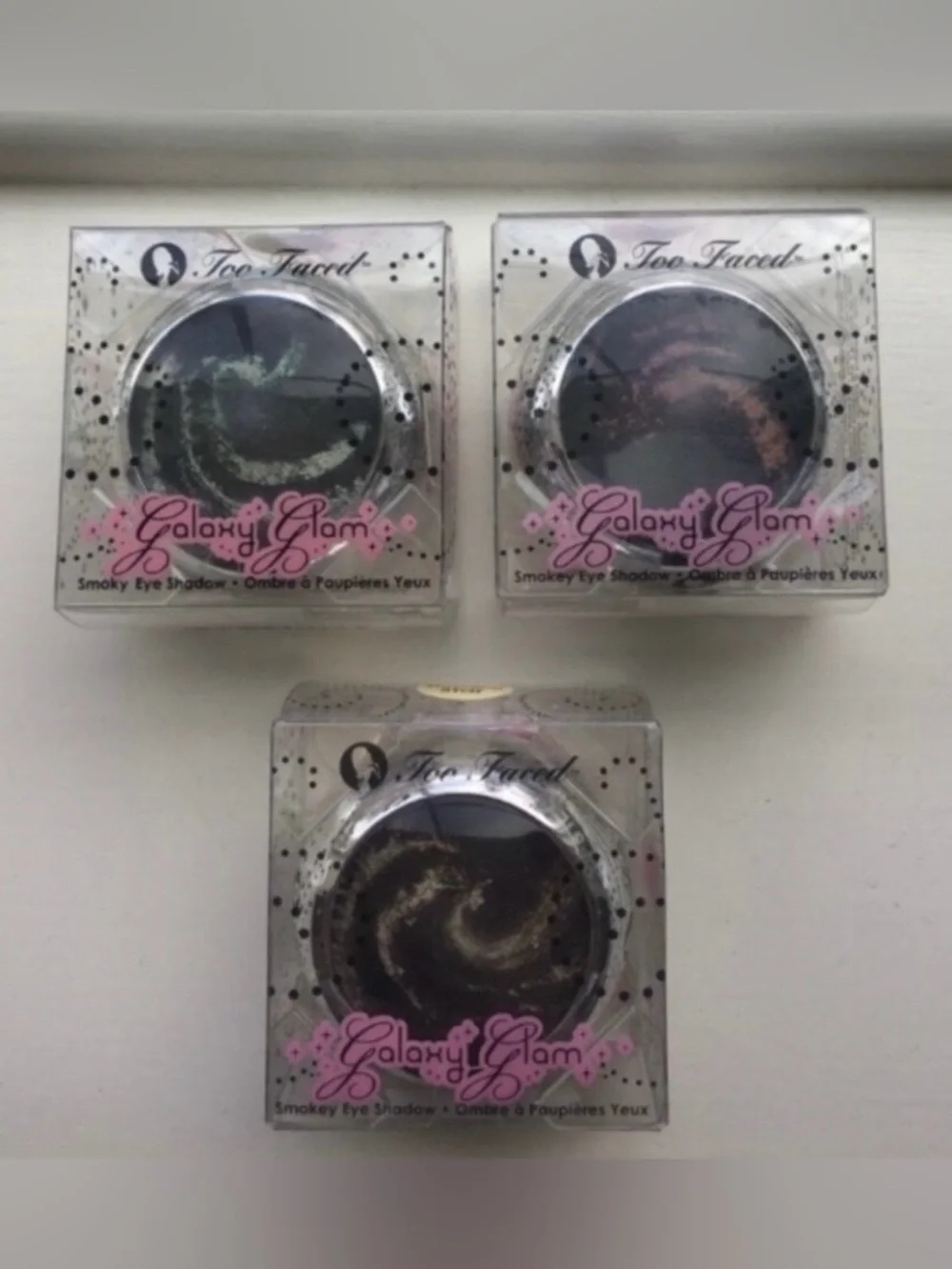 NWT New Y2K Too Faced Cosmetics Set of 3 Celestial Eyeshadow Bundle Girlhoodcore
